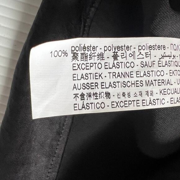 NWT Zara Long Sleeve Surplice Top Romper Black Women Size Large - Picture 6 of 7